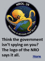 Nothing is beyond our reach: Evil octopus strangling the world becomes latest US intelligence seal. Don't know who the NRO is? They know who you are.